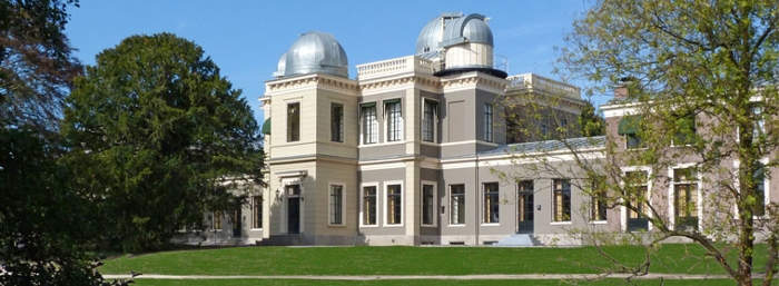 Gebouw van de oude sterrewacht in Leiden